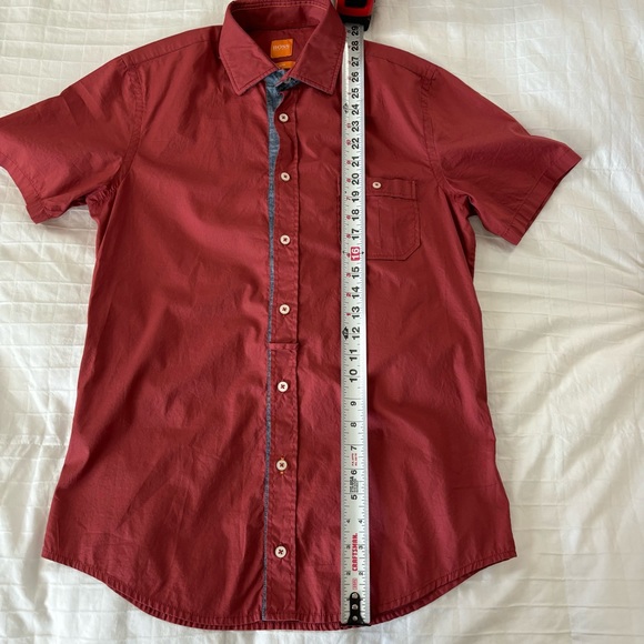 Hugo Boss Orange Mens short sleeved shirt size small - Picture 4 of 6